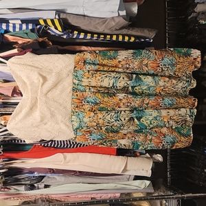 City triangle strapless dress